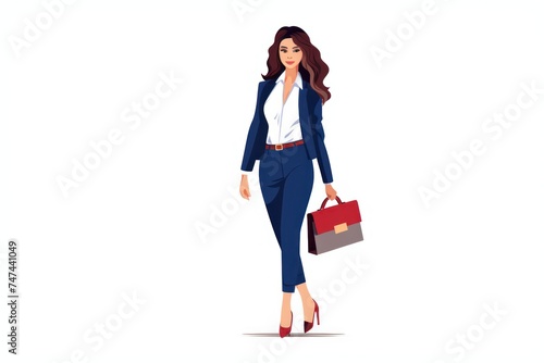 Business woman trade