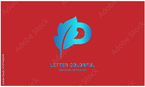 P Logo Design, with a leaf Inspiration for a Unique Identity. Modern Elegance and Creative Design.