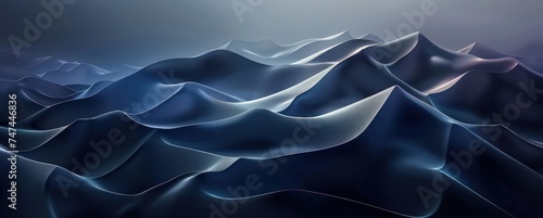 dark abstract background with curves, in the style of video montages, contoured shading