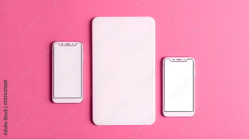 Smartphone screen mockup Smartphone screen mockup
