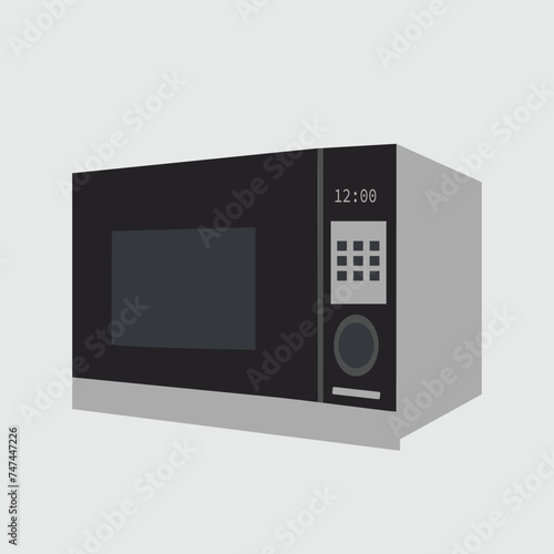 modern microwave oven