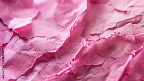 Wallpaper Mural Detailed close up of a piece of pink paper, suitable for various design projects Torontodigital.ca