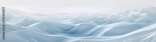 wavy white background texture with white waves, in the style of realistic landscapes with soft edges, minimalist illustrator, rounded