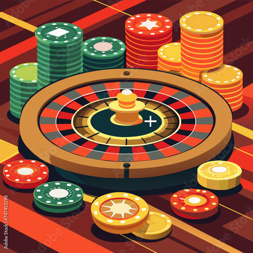 casino chips winning roulette