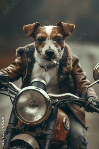 Biker Hund © Simon