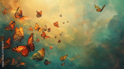 Butterfly flight 