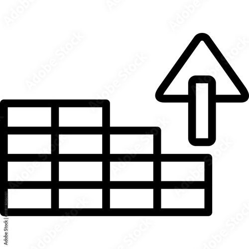 Trowel Vector Line Icon