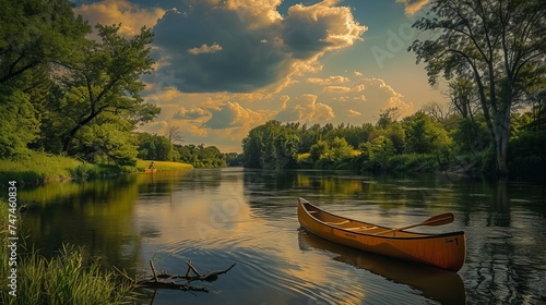 Canoe trip on the river © Lemar