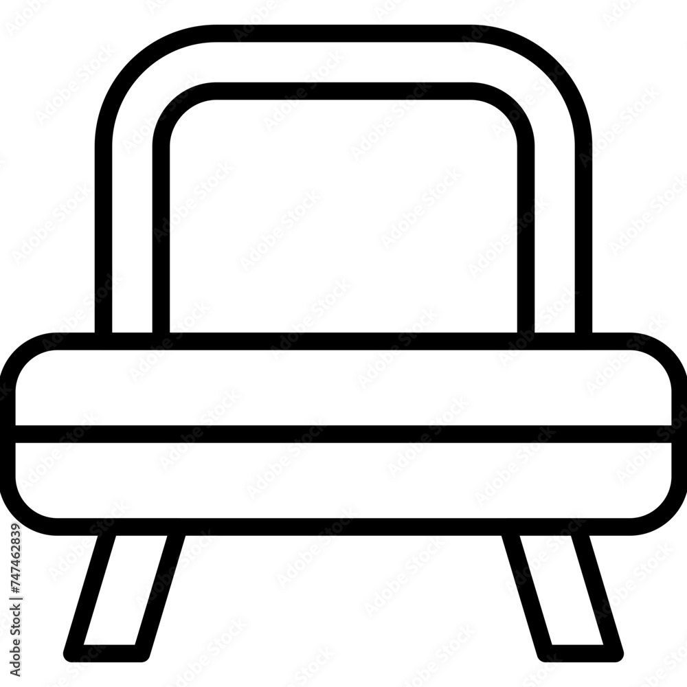 Armchair Vector Line Icon Armchair Vector Line Icon