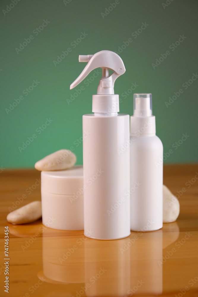 white cosmetic bottle, blank label for product, mockup white cosmetic bottle, blank label for product, mockup