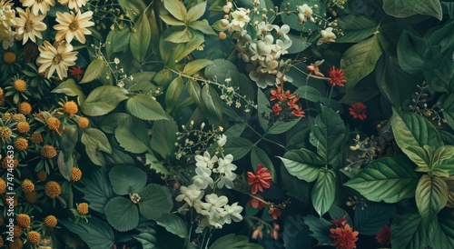 Florals and botanicals, Freshness art backdrop