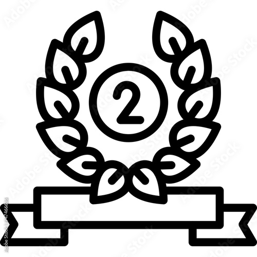 Reward Vector Line Icon