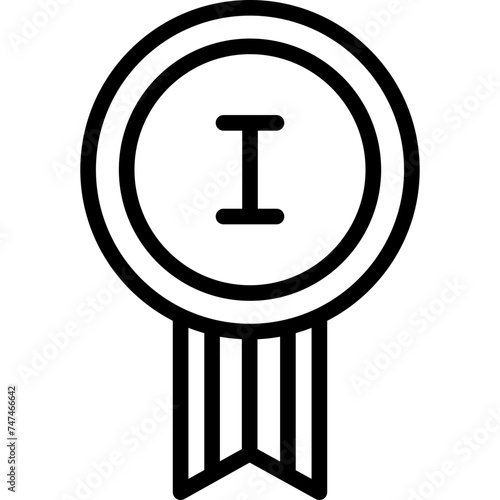 Badge Vector Line Icon