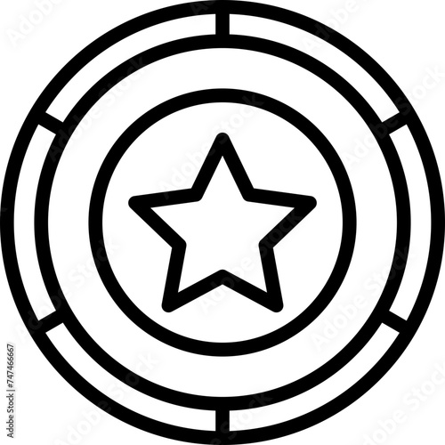 Badge Vector Line Icon