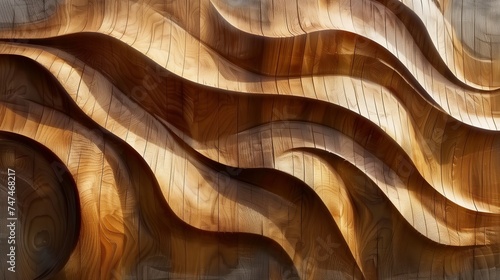 dynamic wood grain patterns abstract curvature in natural earthy colors