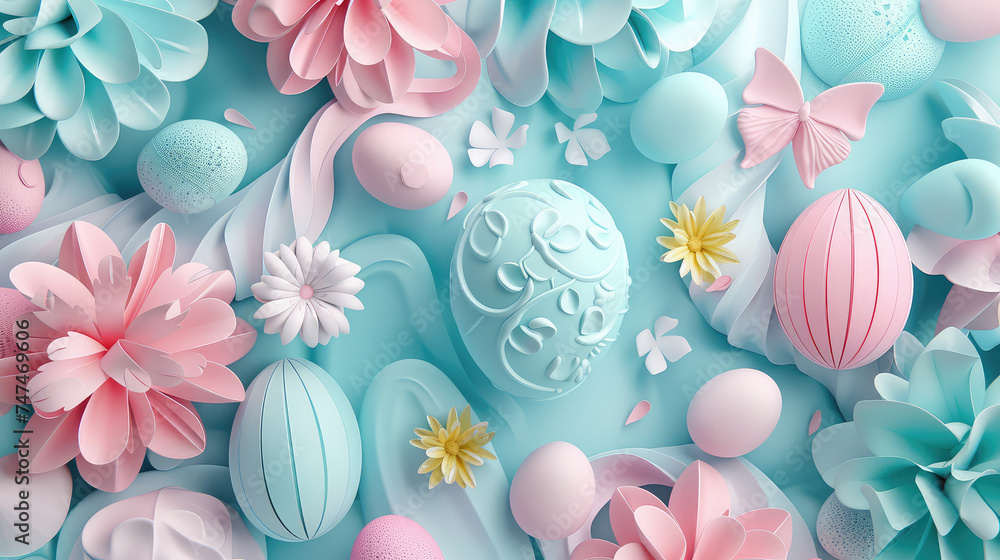 seamless pattern with eggs for Easter holiday seamless pattern with eggs for Easter holiday