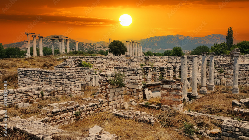 Aphrodisias was a small ancient Greek Hellenistic city in the historic Caria cultural region of western Anatolia, Turkey.