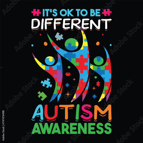 it's ok to be different autism awareness