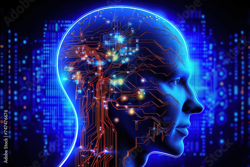 Cybernetic Brain Integration  Human and AI Synthesis