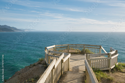 Aussichtspunkt beim Castle Point Leuchtturm, Wellington, Nordinsel, Neuseeland, Ozeanien
