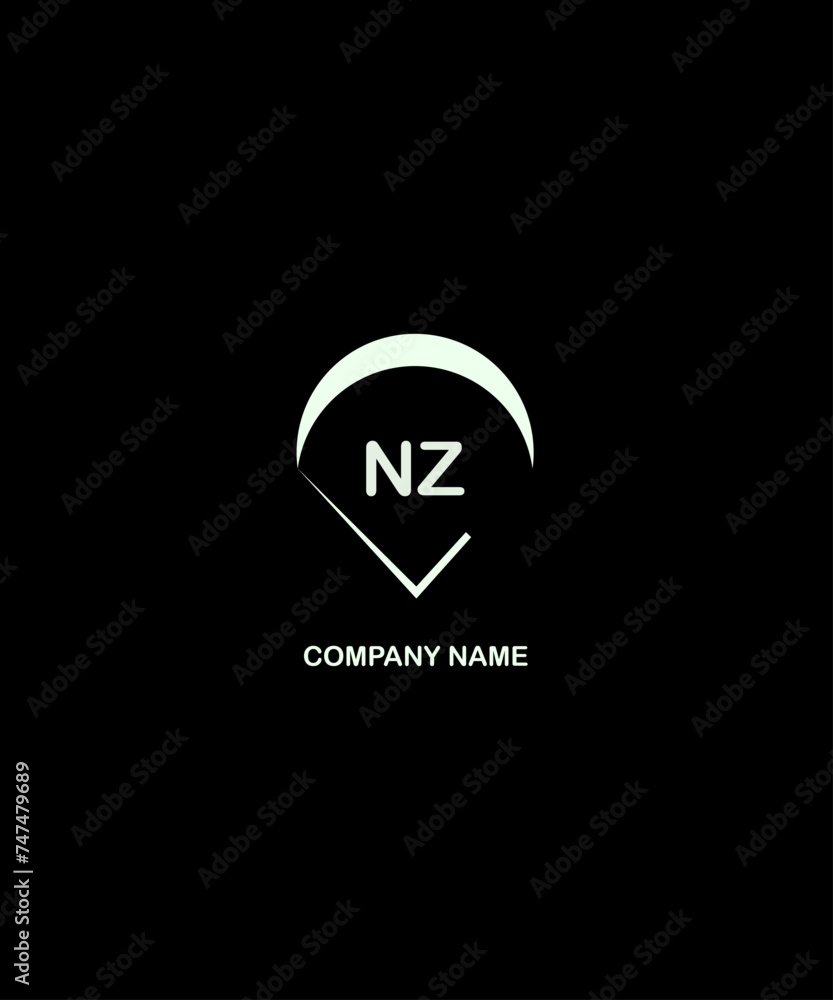 NZ Letter Logo Design. Unique Attractive Creative Modern Initial NZ Initial Based Letter Icon Logo NZ Letter Logo Design. Unique Attractive Creative Modern Initial NZ Initial Based Letter Icon Logo