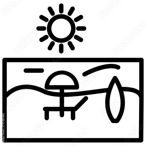 Vacation Icon Style