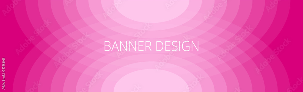 Pink modern abstract banner with gradient lines, oval shape. Background template Pink modern abstract banner with gradient lines, oval shape. Background template