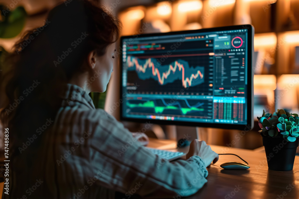 A person using a cryptocurrency tax software to calculate their capital gains A person using a cryptocurrency tax software to calculate their capital gains
