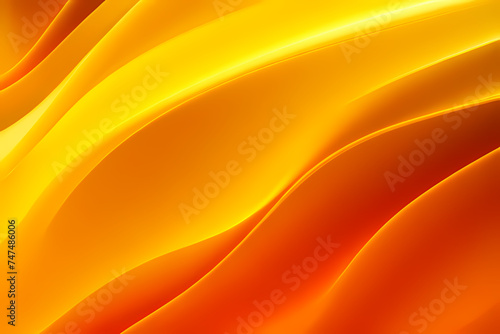 Shiny orange wave lines, light lines and technology background, energy and digital concept for technology business template.