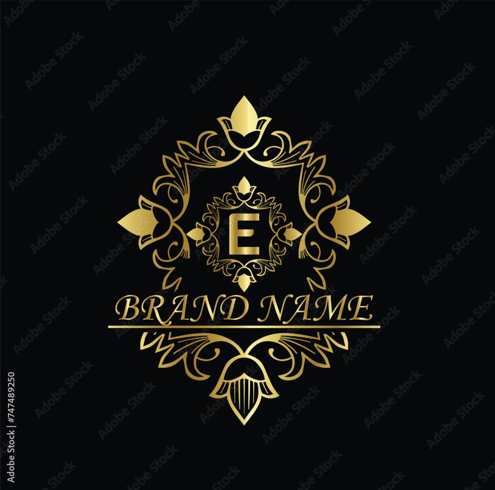 Creative Initial letter E logo design with modern business vector template. Creative isolated E monogram logo design
