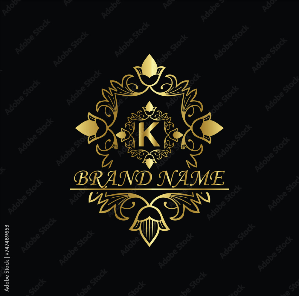 Creative Initial letter K logo design with modern business vector template. Creative isolated K monogram logo design