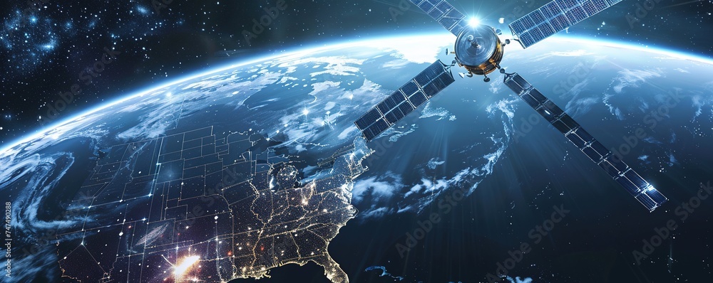 Celestial Connections: US Enveloped by an Interconnected Satellite