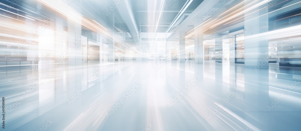 The image depicts a blurry hallway inside a building. The walls and ceiling are indistinct, creating a sense of movement and depth within the hallway. The image depicts a blurry hallway inside a building. The walls and ceiling are indistinct, creating a sense of movement and depth within the hallway.