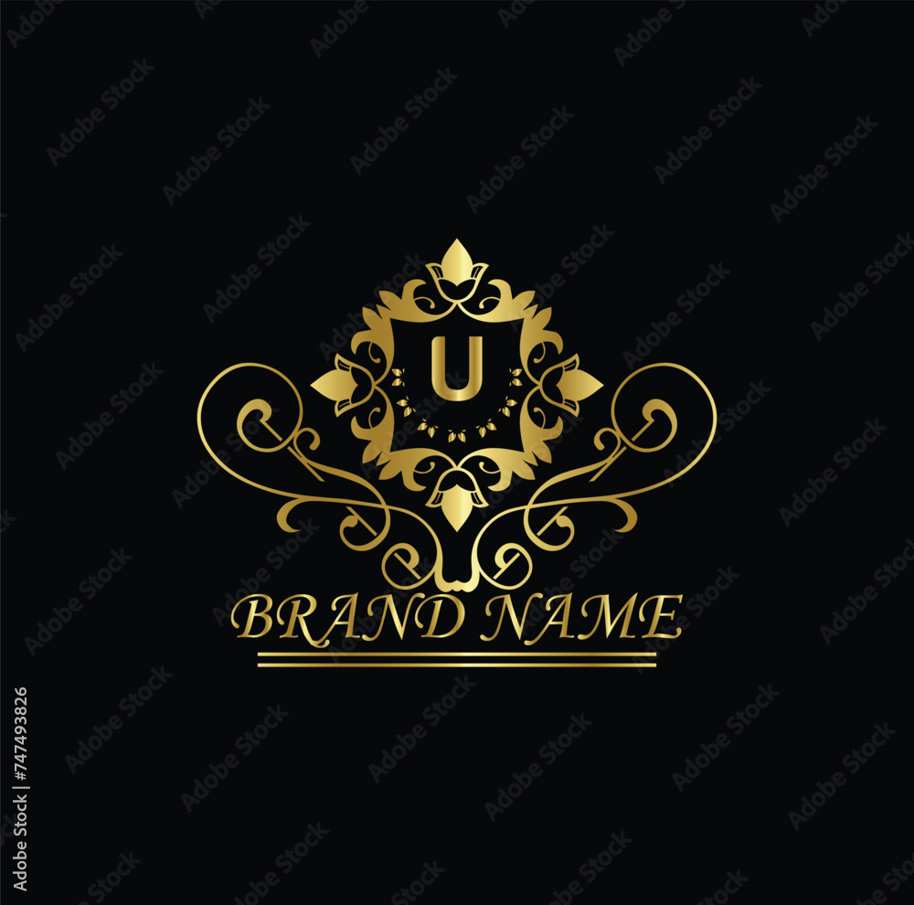 Creative Initial letter U logo design with modern business vector template. Creative isolated U monogram logo design Creative Initial letter U logo design with modern business vector template. Creative isolated U monogram logo design