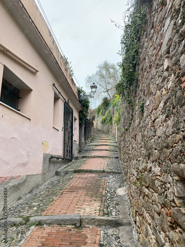 old street in sanremo