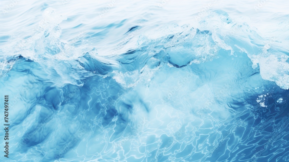 A close up of a wave in a body of water, suitable for various design projects