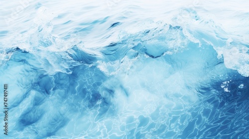 A close up of a wave in a body of water, suitable for various design projects