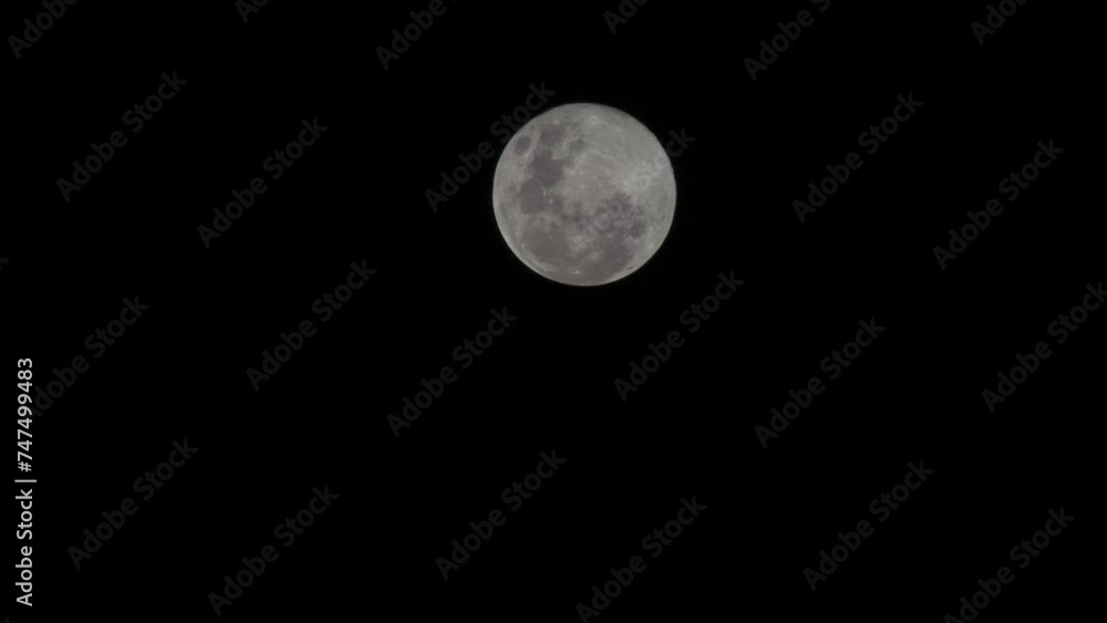 Timelapse of full moon moving in the sky 4K 60fps Timelapse of full moon moving in the sky 4K 60fps