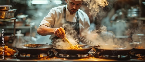 chefs preparing food, food preparation, restaurant food kitchen