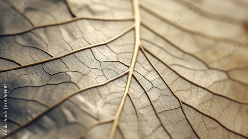 Detailed view of a dry leaf, perfect for nature backgrounds