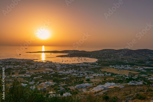 sunset over the bay © IOANNIS
