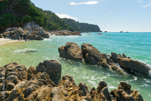 Wainui Inlet, Abel Tasman Nationalpark, Tasman, Südinsel, Neuseeland, Ozeanien photo