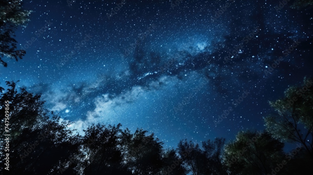 A beautiful night sky filled with stars. Perfect for backgrounds or astronomy-related projects