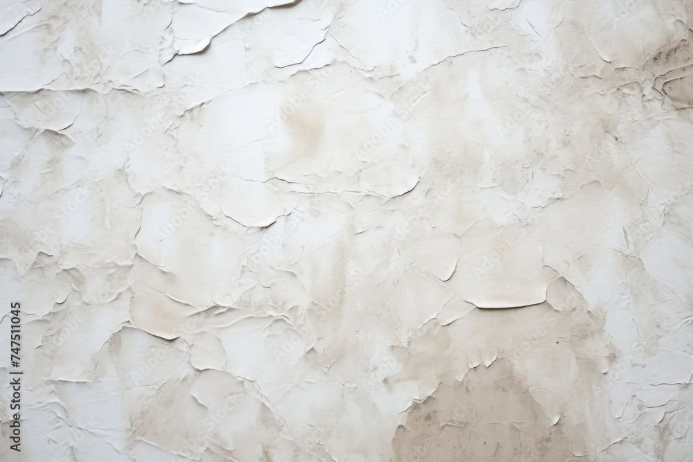 A white wall with peeling paint. Suitable for background or texture use A white wall with peeling paint. Suitable for background or texture use