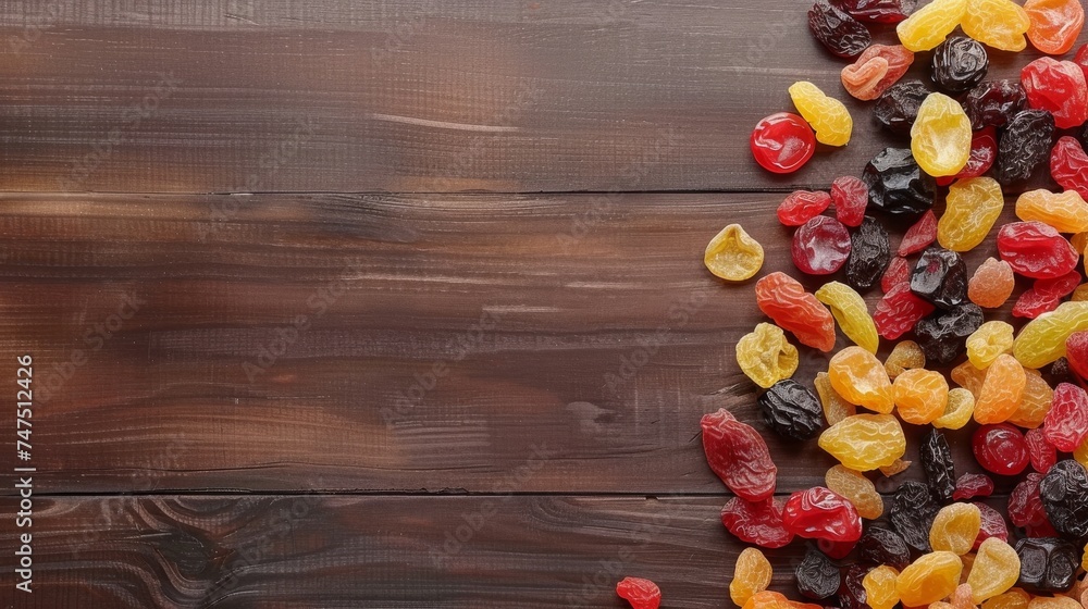dried fruits on the table dried fruits on the table