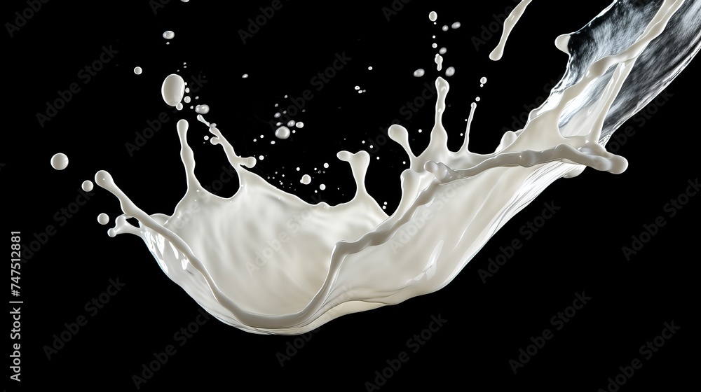 High resolution beautiful splash of natural milk. Can be used as background High resolution beautiful splash of natural milk. Can be used as background