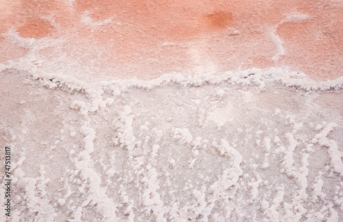 Salins d’Aigues-Mortes, Camargue, France. Europe's largest salt marshes Salin-de-Giraud, sea salt production.