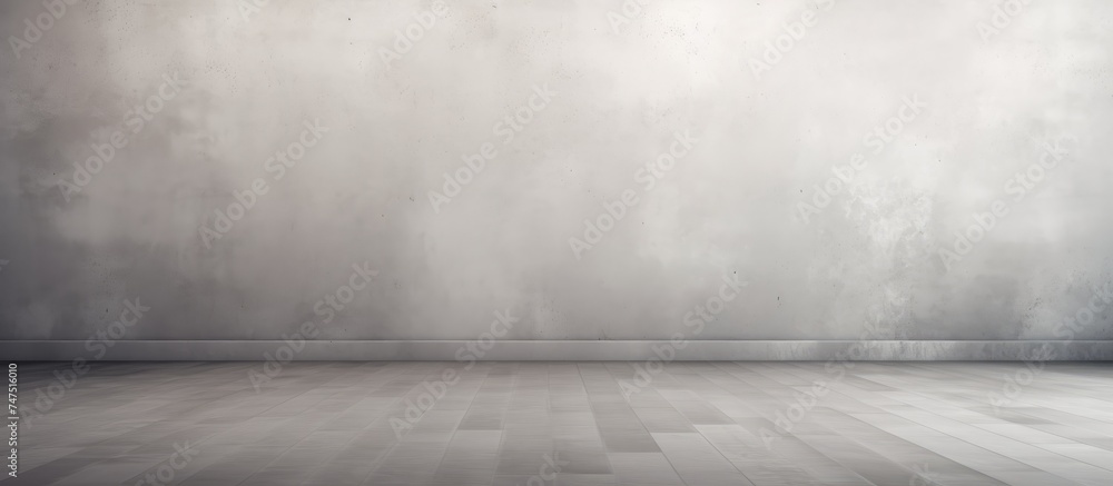 A black and white picture showcasing an empty room with a grey background, light muted defocus ombre pattern, and blurred textures on the wall and floor. A black and white picture showcasing an empty room with a grey background, light muted defocus ombre pattern, and blurred textures on the wall and floor.