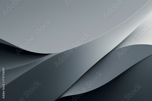 Shiny gray wave lines, light lines and technology background, energy and digital concept for technology business template.