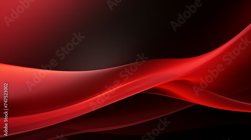 Red Wave artistic, abstract, modern and futuristic